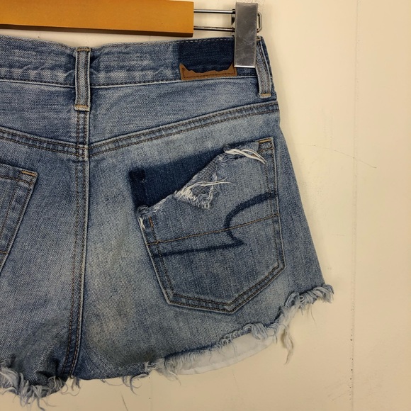 American Eagle Hi-Rise Festival Shorts Sz 0 - Picture 9 of 11